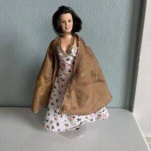 1999 Mattel Rosie O'Donnell Doll #22016 11.5" in Handmade Holiday Outfit